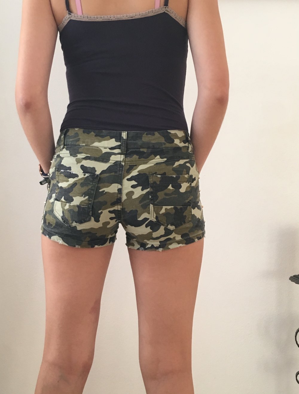 Beso & Boca, Hotpants, camouflage Style, grün, Gr. 36