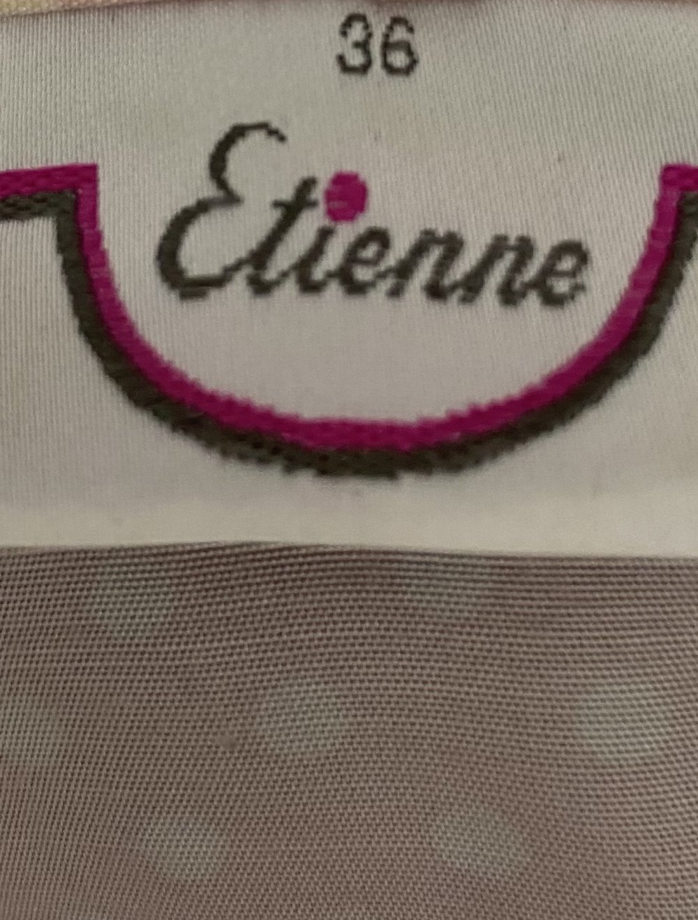 Etienne, Blusenjäckchen, Viskose, rosé/weiß gepunktet, Gr.36