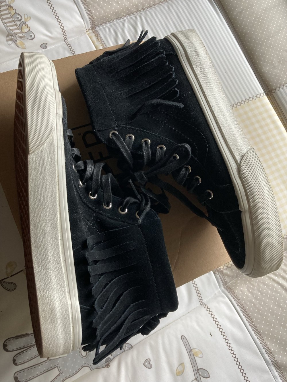 Vans sk8-hi mit Fransen Gr. 37