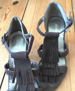 Damen Schuhe Sandalen Jezzi Blockabsatz Sommer Modisch Elegant Gr 36-40 NEU