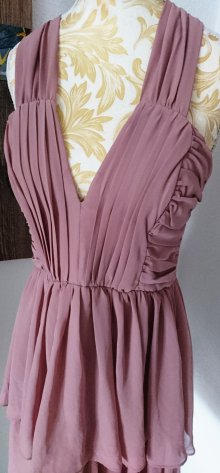 ESPRIT KLEID DAMEN ROT MIT GÜRTEL FESTLICH Gr.36-40 S-L NEU!! NP:79,95€